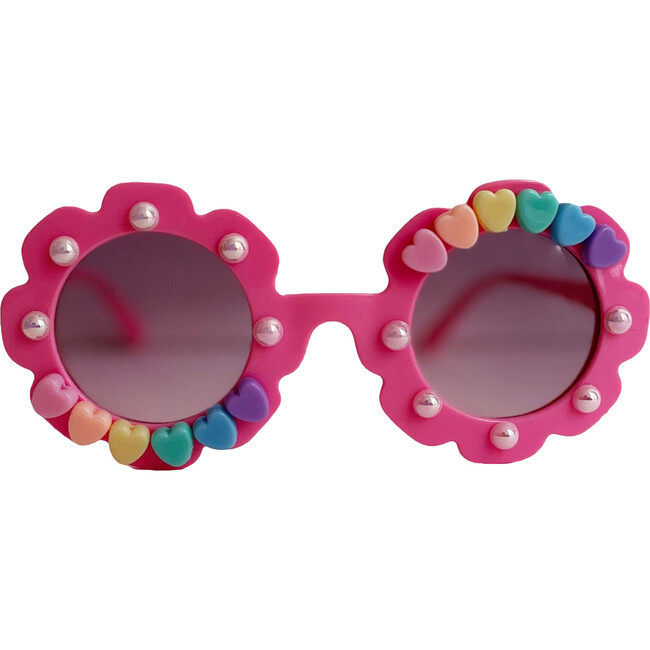 Double Hearts Cami Flower Sunnies, Pink | Maisonette