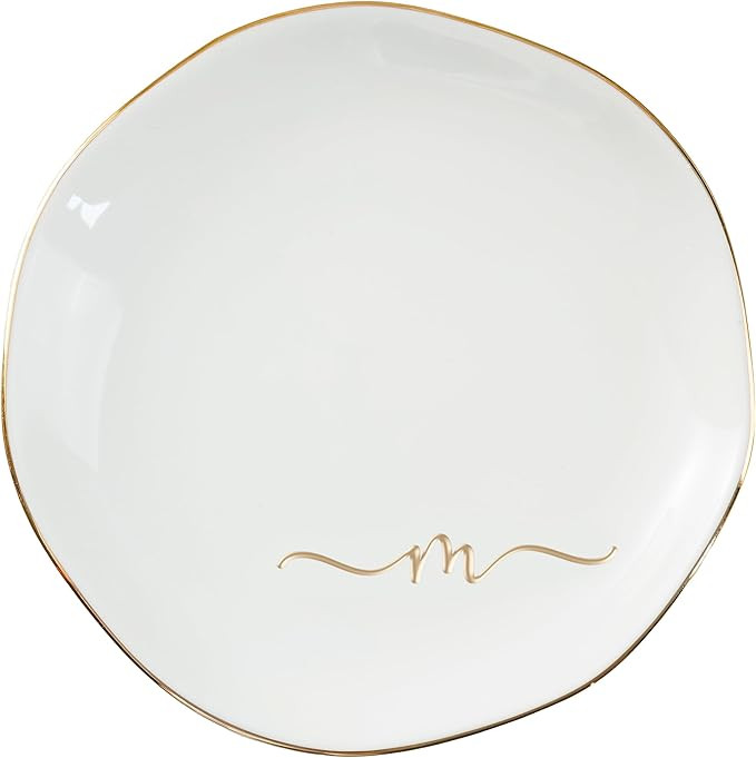 InnoBeta Ceramic Jewelry Tray, Decorative Trinket Dish for Rings Earrings Necklaces Bracelet Watc... | Amazon (US)