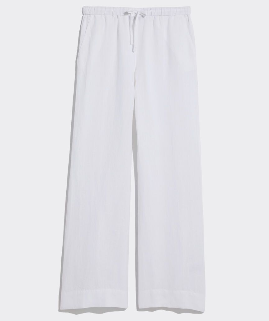 Tie-Waist Linen Pants | vineyard vines