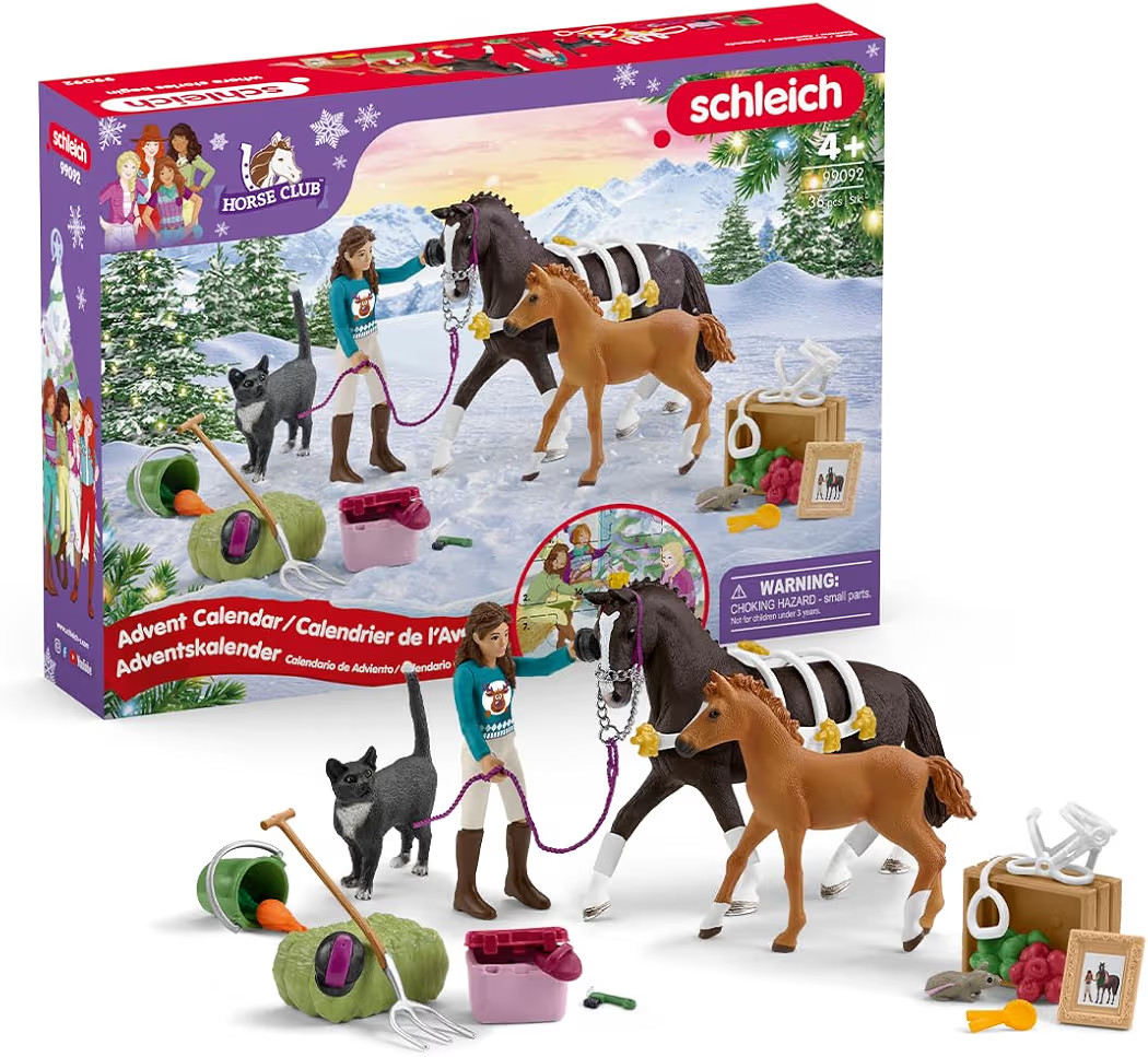 Schleich Horse Club - Horse Club Advent Calendar: Sofia's Winter Surprise - 36 Toys Including Pos... | Amazon (US)