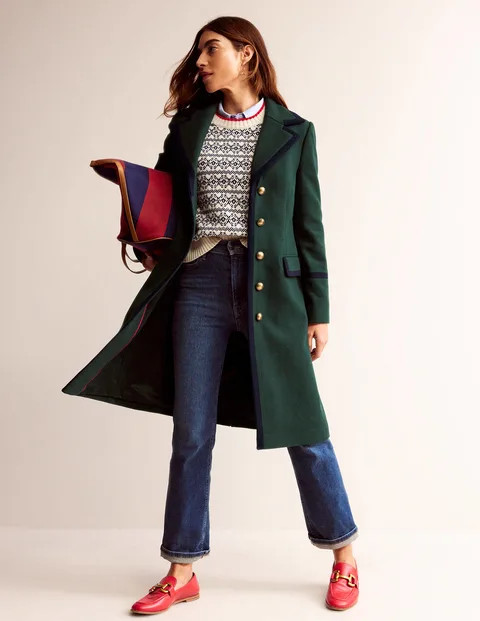 Tipped Military Coat | Boden (US)