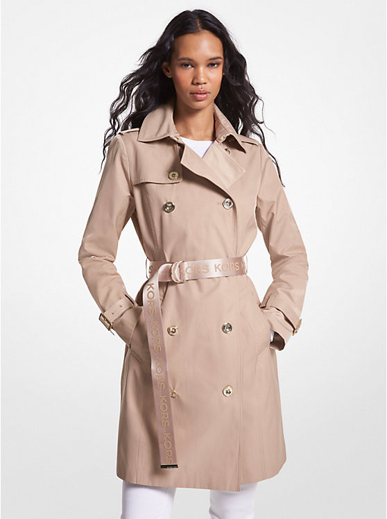 Cotton Blend Trench Coat | Michael Kors US