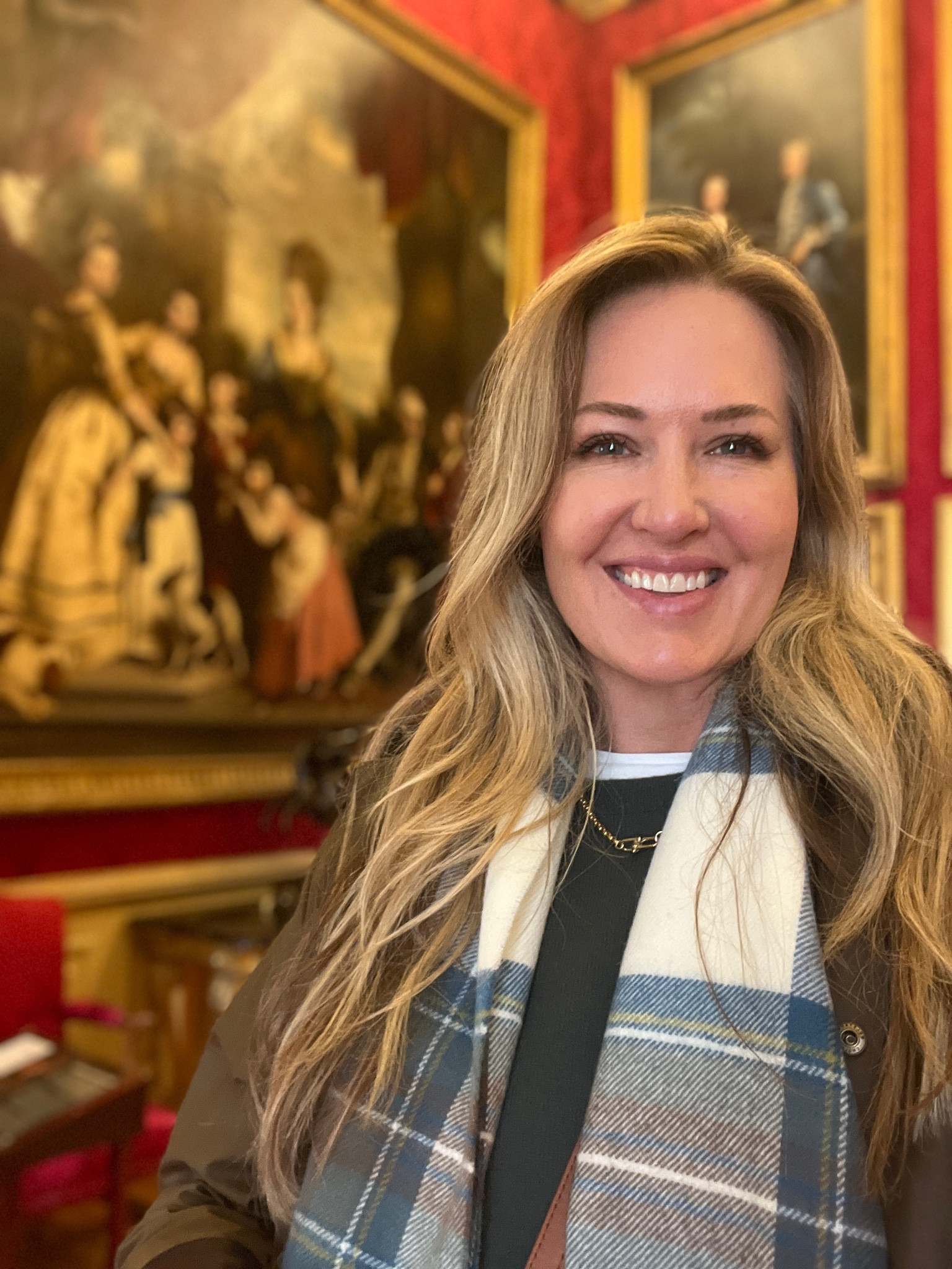 Blenheim palace where Churchill was born, married & buried. Such a mind blowing place. Scarf & necklace from my website. 

#LTKStyleTip #LTKTravel #LTKSeasonal