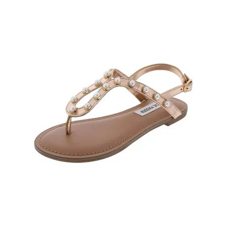 Steve Madden Womens Hideaway Studded Pearl Thong Sandals | Walmart (US)