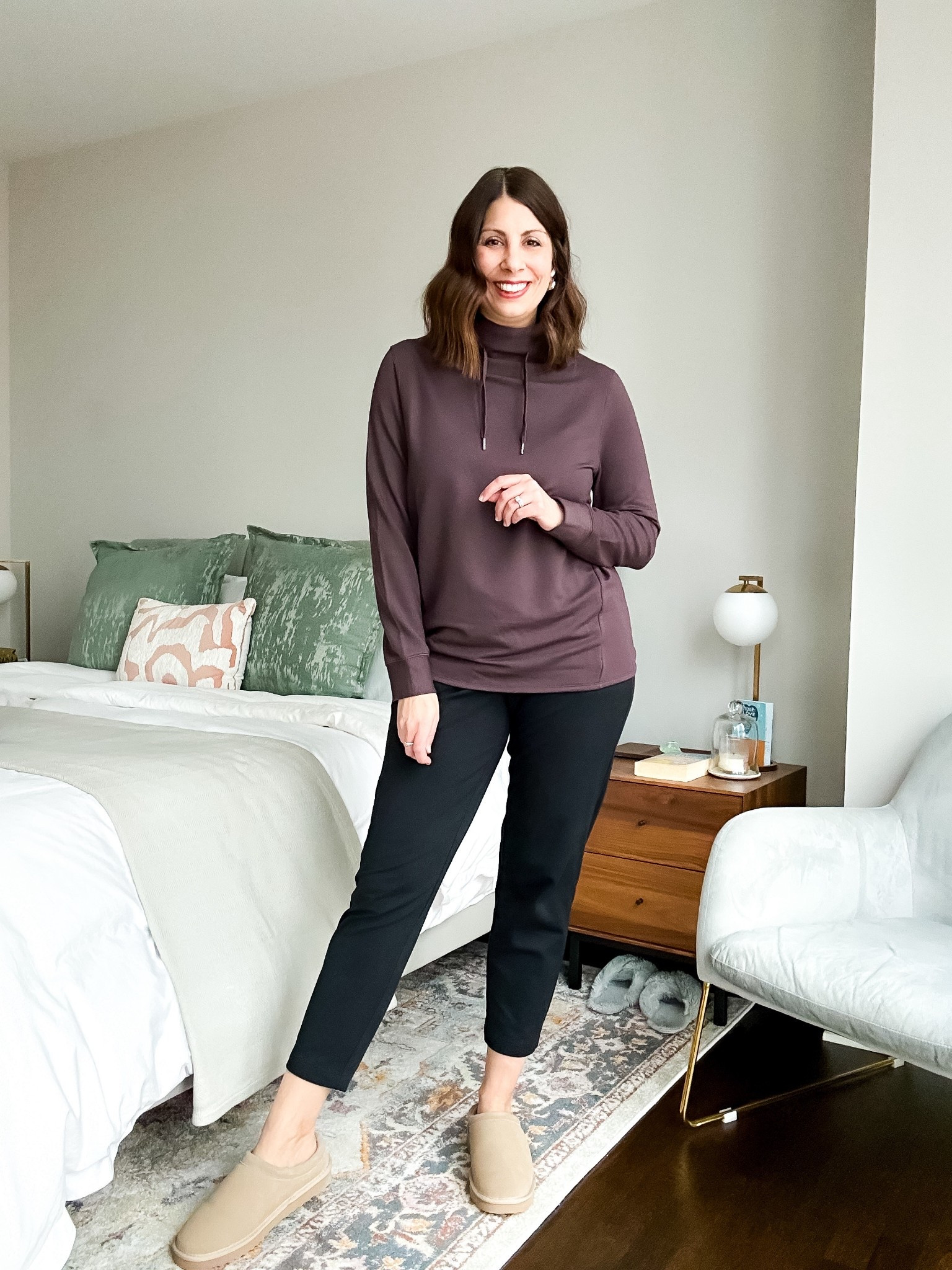 Quince SuperSoft Fleece Mock Neck Pullover, women’s fleece mock neck pullover, relaxed cozy loungewear top, casual winter outfit idea, soft everyday fleece sweatshirt

#LTKOver40 #LTKFindsUnder50 #LTKootd