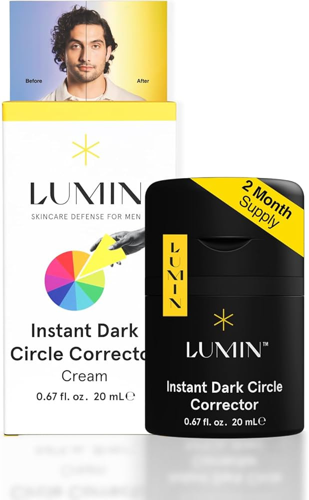 Lumin Instant Dark Circle Corrector for Men (Not A Concealer), Reduce The Look of Dark Circles, P... | Amazon (US)