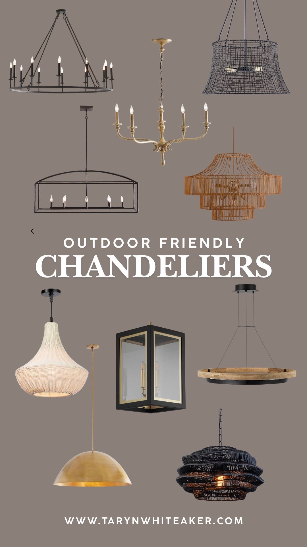 Outdoor-friendly chandeliers that add instant character to covered patios, porches, and outdoor dining spaces. These styles bring the look of indoor lighting outside with durable materials, warm finishes, and timeless shapes that elevate any exterior space.

outdoor chandelier, patio lighting, covered porch lighting, outdoor dining lighting, lantern chandelier, coastal outdoor decor, modern farmhouse lighting, outdoor pendant light, exterior lighting ideas

#LTKHome #LTKSeasonal #LTKSaleAlert