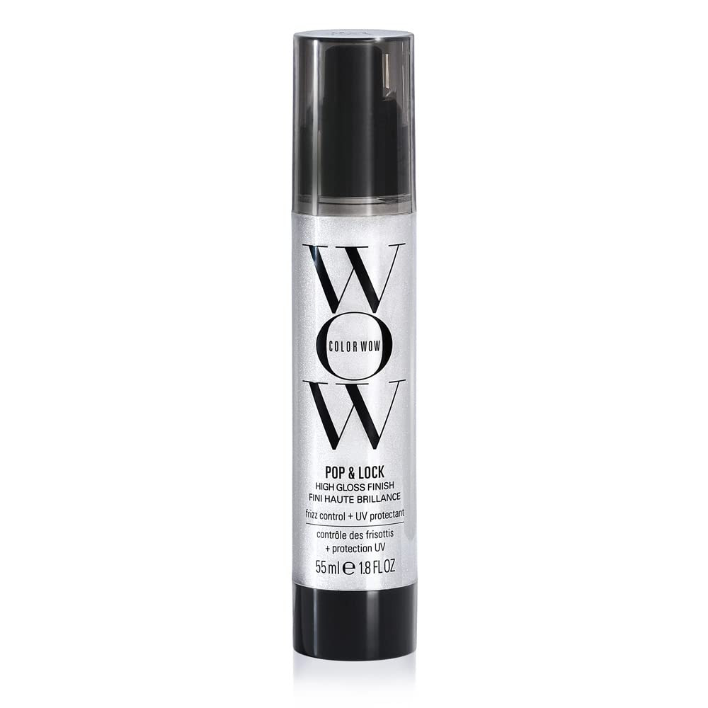 COLOR WOW Pop + Lock Frizz Control Serum: Prevent Color Fade, Seal Split Ends, and Add Gloss - Get Silky, Shiny Hair! | Amazon (US)