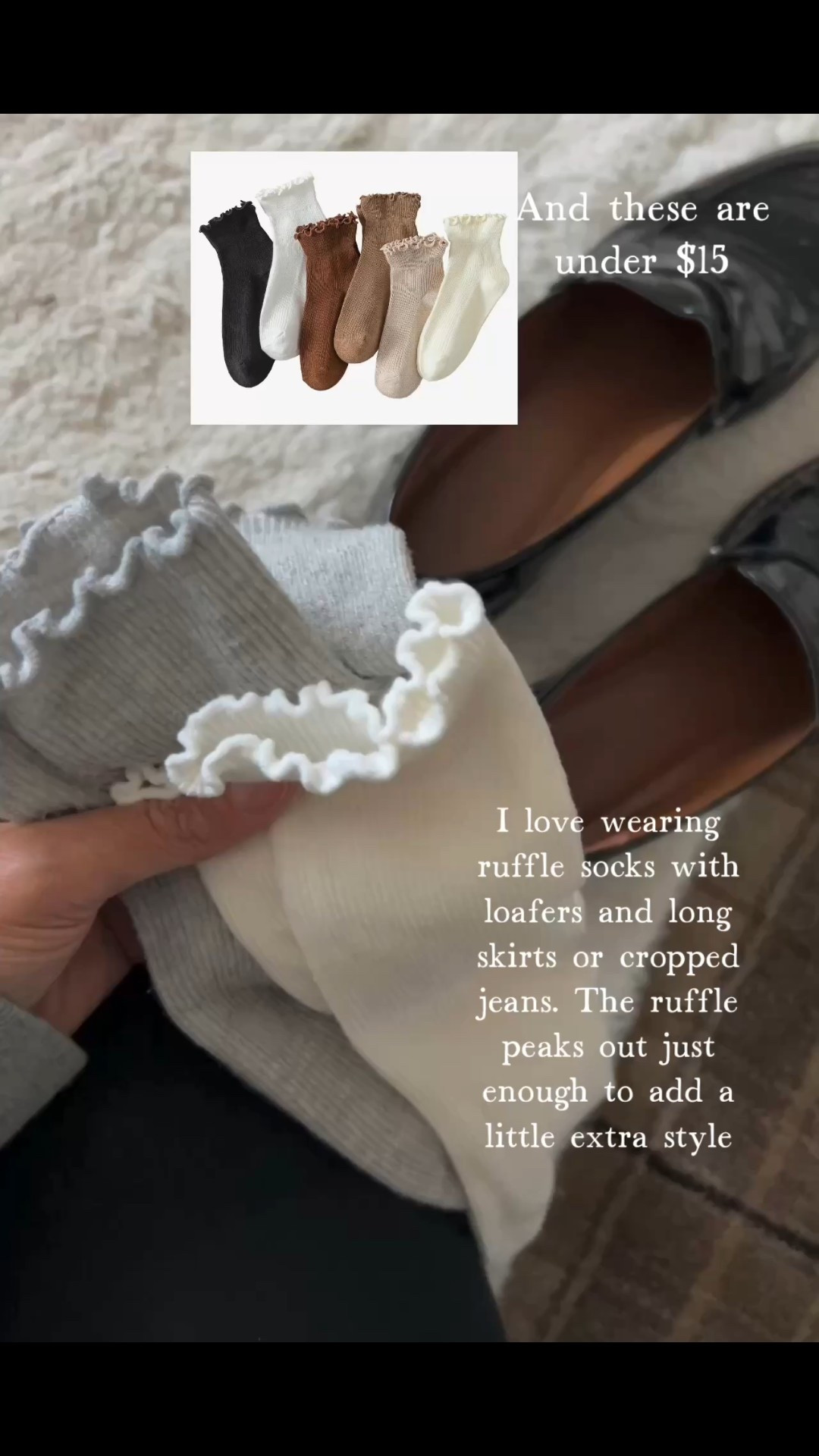 Love a good ruffle sock! Wore these as a child and thrilled they are currently in style for adult women! So many cute ones out there but these are a great deal. 
#rufflesocks #socks #amazondeals #founditonamazon

#LTKBeauty #LTKActive #LTKHome