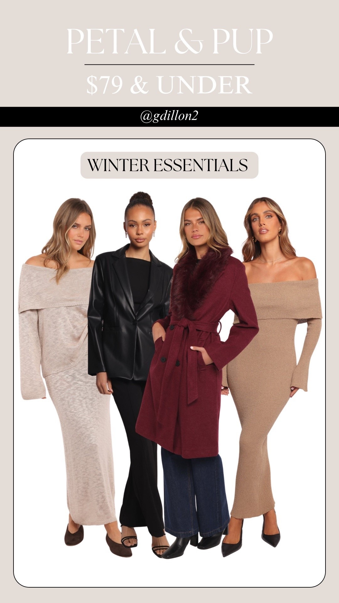 Winter Essentials: $79 & under!

#LTKHoliday #LTKGiftGuide #LTKSaleAlert