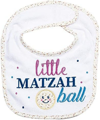 Rite Lite Adorable Little Matzah Ball Embroidered Bib For Grandmas Favorite Grandchild | Amazon (US)