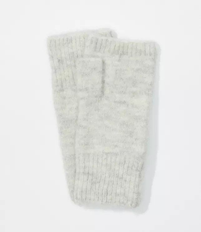 Heathered Fingerless Gloves | LOFT | LOFT
