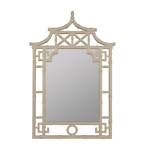 Isla Chinoiserie Custom Painted Wall Mirror | One Kings Lane