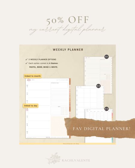 my favorite digital planner this year (for GoodNotes). easy to customize and SOOO many options and included trackers! #planner #digitalplanner #sale

#LTKsalealert #LTKhome #LTKunder50