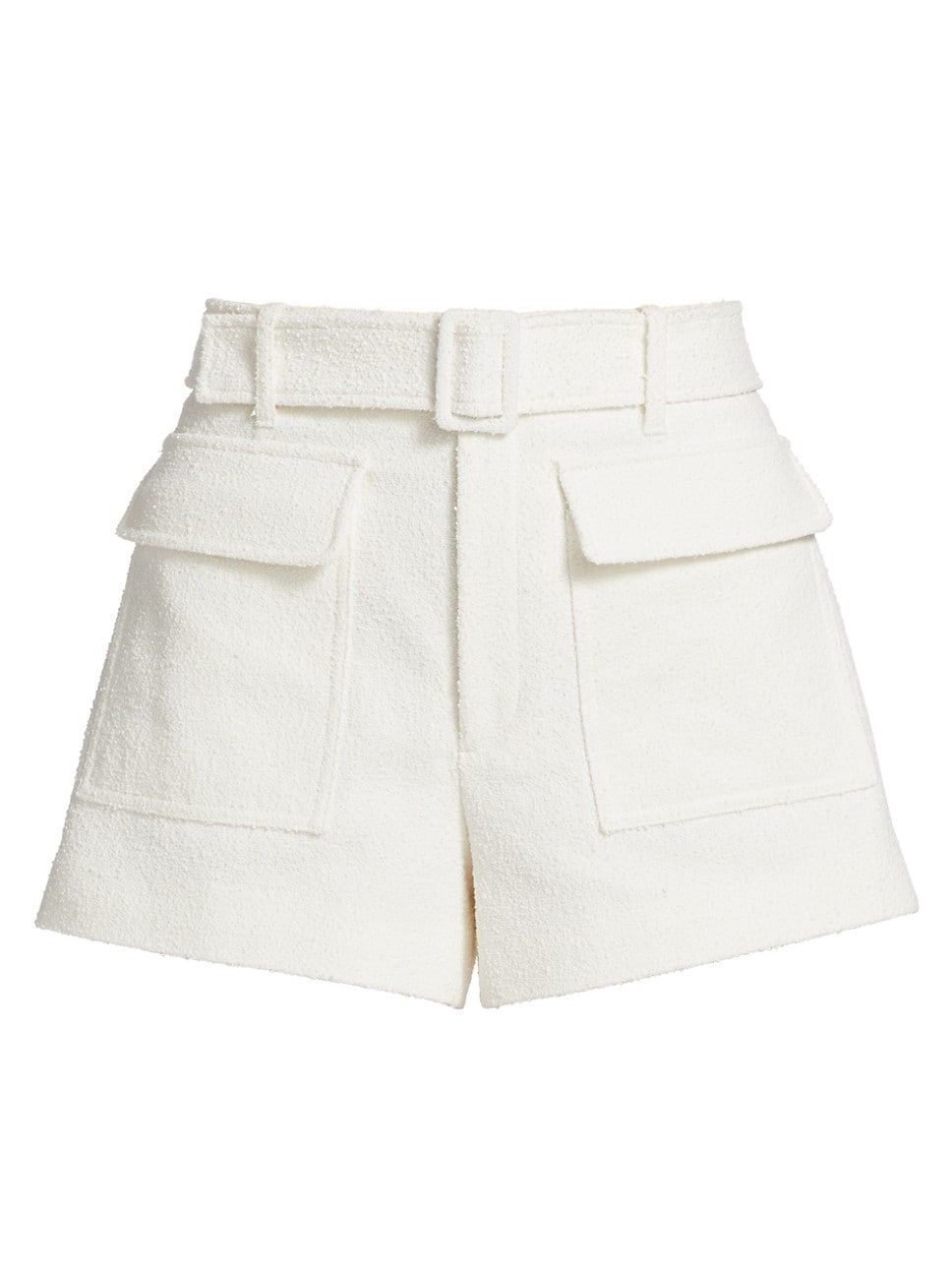 Oakland Textured Belted Shorts | Saks Fifth Avenue