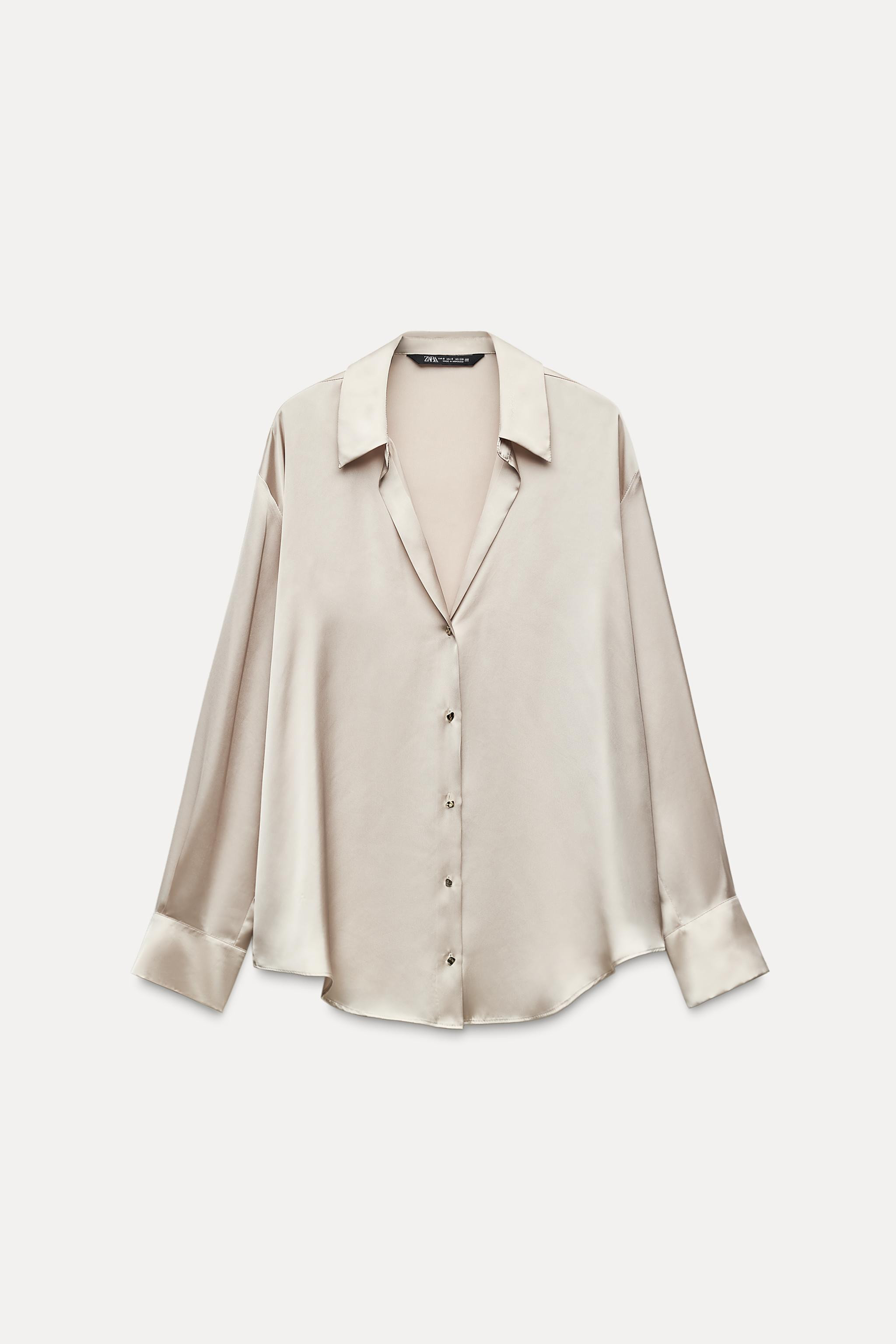 SATIN EFFECT SHIRT | Zara US