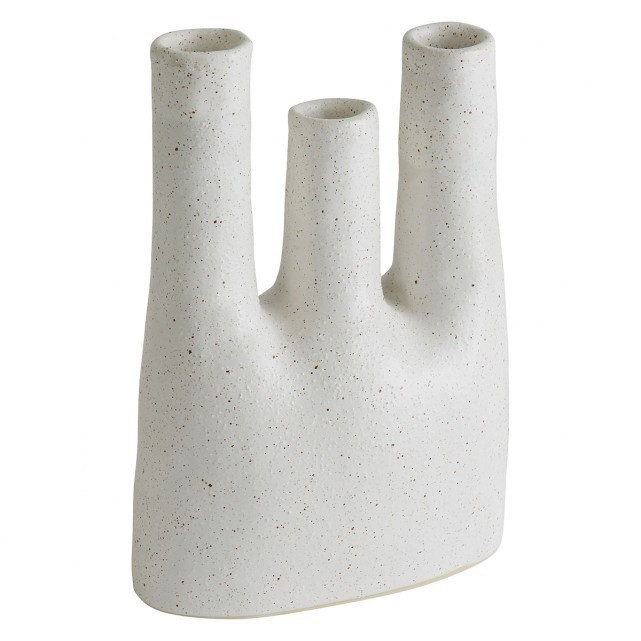 DALI Soft white triple bud vase | Habitat (UK)