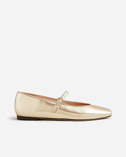 Anya Mary Jane flats in metallic$178.00Gold Mirror7 MediumView size chart  Add to BagShip to home... | J.Crew US