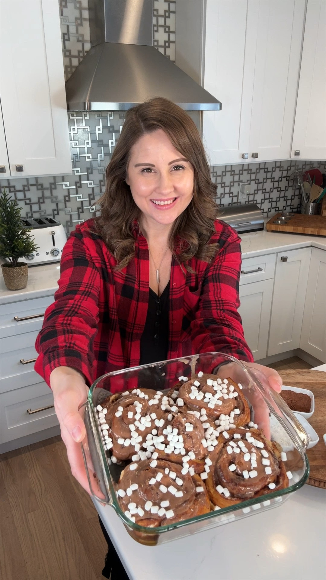 Save this for the ultimate holiday treat—Hot Cocoa Cinnamon Rolls! ☕🍫 These are a cozy, chocolatey twist on a classic favorite, perfect for breakfast, dessert, or anytime you’re craving something sweet this season.

They’re loaded with hot cocoa flavor, gooey chocolate chips, and fluffy marshmallows, all topped with a dreamy cocoa-infused icing and marshmallow tidbits. Trust me, these won’t last long once you put them out!

Check out the video for the step-by-step instructions and make your holidays extra delicious. 🎄✨ #HotCocoaSeason #HolidayTreats #LTKHoliday #FestiveEats #ChristmasMorning #HolidayBreakfast #HotCocoaCinnamonRolls 

#LTKFamily #LTKSeasonal #LTKHoliday
