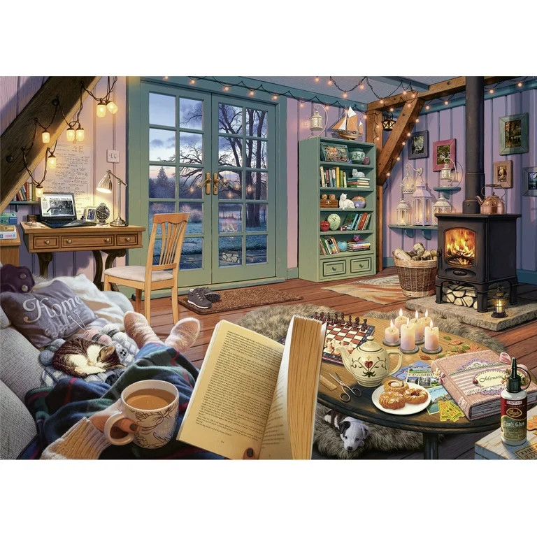 Ravensburger Cozy Retreat Adult Jigsaw Puzzle | 1000 Pieces | Walmart (US)