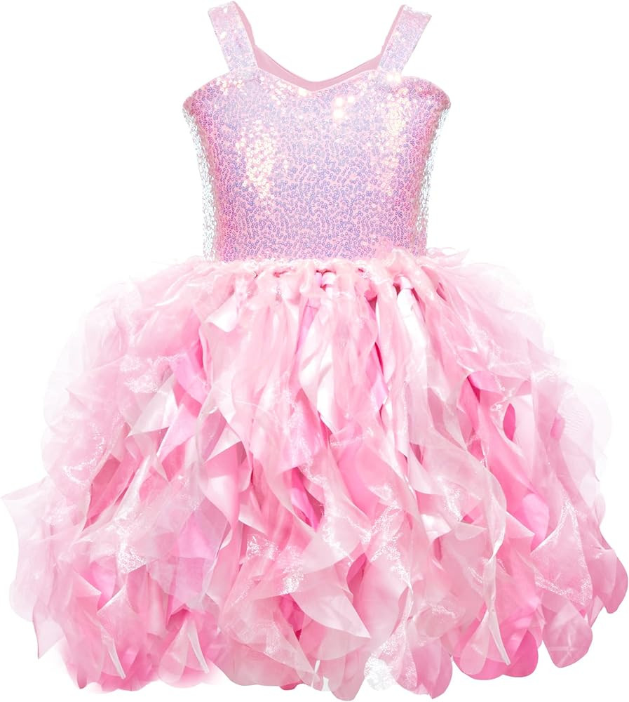 HB HBB MAGIC Tutu Sparkly Sequin Dress Girls Toddler Prom Birthday Party Formal Fancy Pink Dresse... | Amazon (US)
