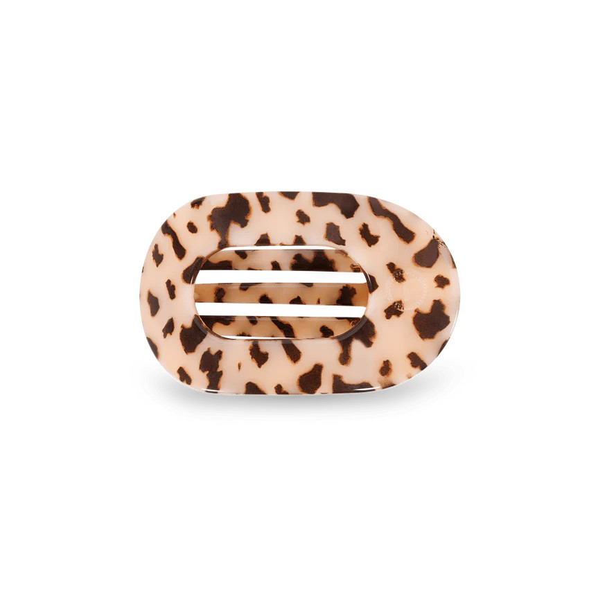 [Teleties] Small Flat Round Clip- Blonde Tortoise | Ruthie Grace