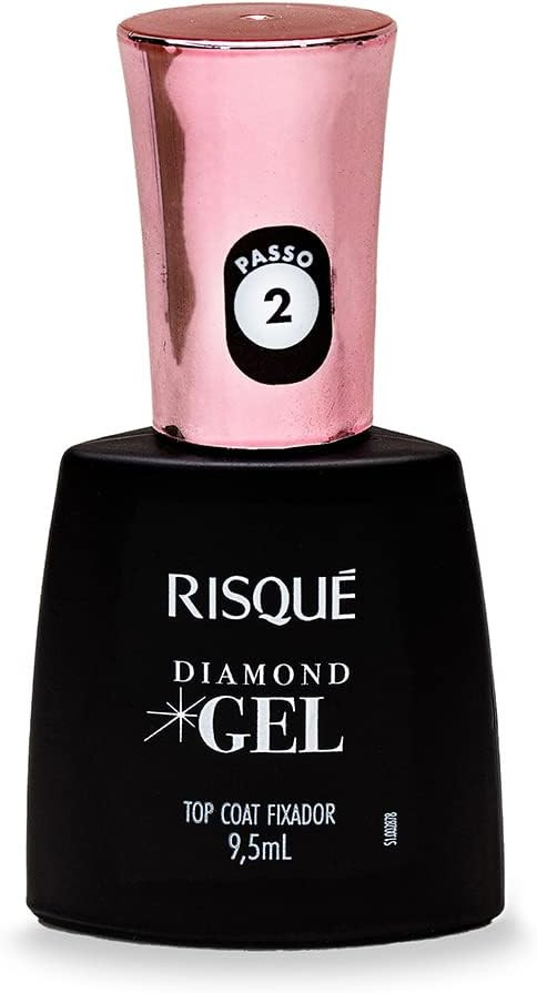 Risqué Top Coat Fixador Diamond Gel Cremoso - 9, 5 ml | Amazon (BR)