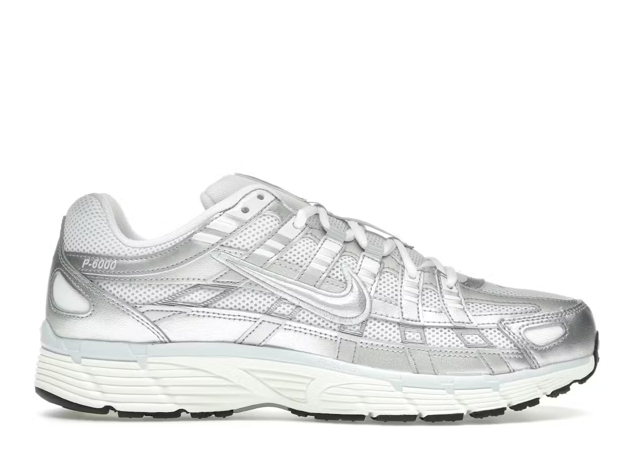 Nike P-6000 White Blue Tint Sail Metallic Silver (Women's) | StockX