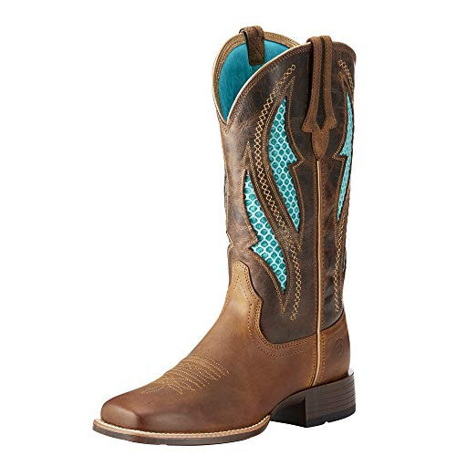 Ariat Women’s Square Toe VentTek Ultra Cowgirl Boots – Leather Performance Boot | Amazon (US)