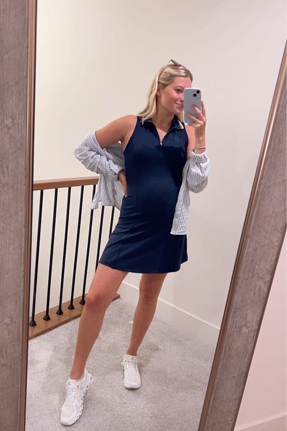 Dress is sold out but linked similar! #pregnant 

#LTKBump #LTKActive #LTKFindsUnder50