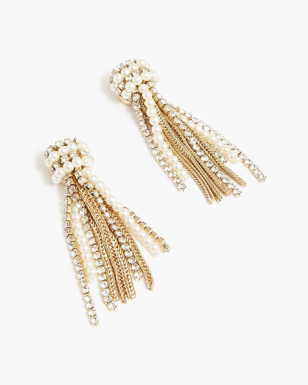Pearl tassel earrings | J.Crew Factory