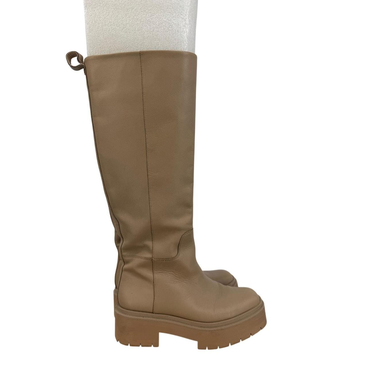 Sam Edelman Womens Larina Tall Boots Size 6.5 Sesame... | Depop US