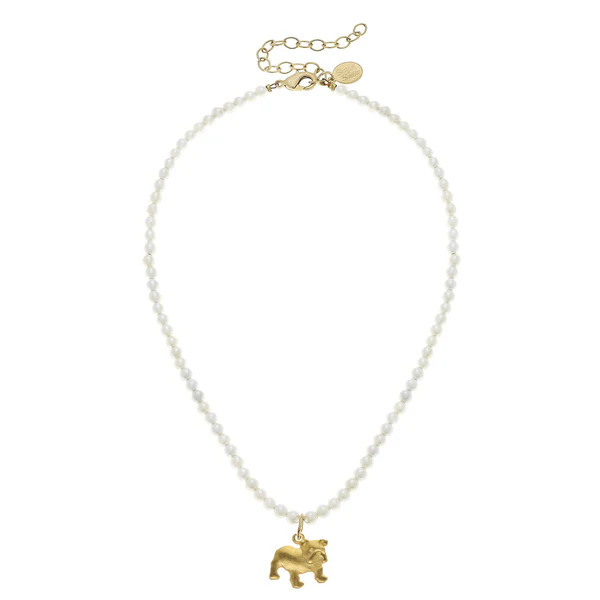Alys Bulldog Pearl Necklace | Susan Shaw