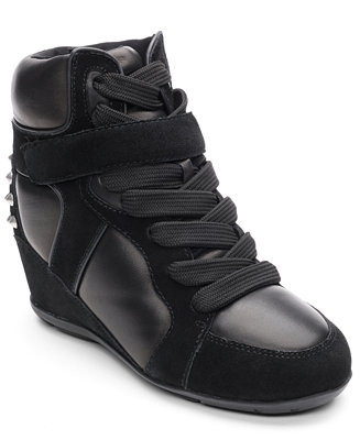 Women's Bopster Lace-Up Wedge Sneakers | Macy's