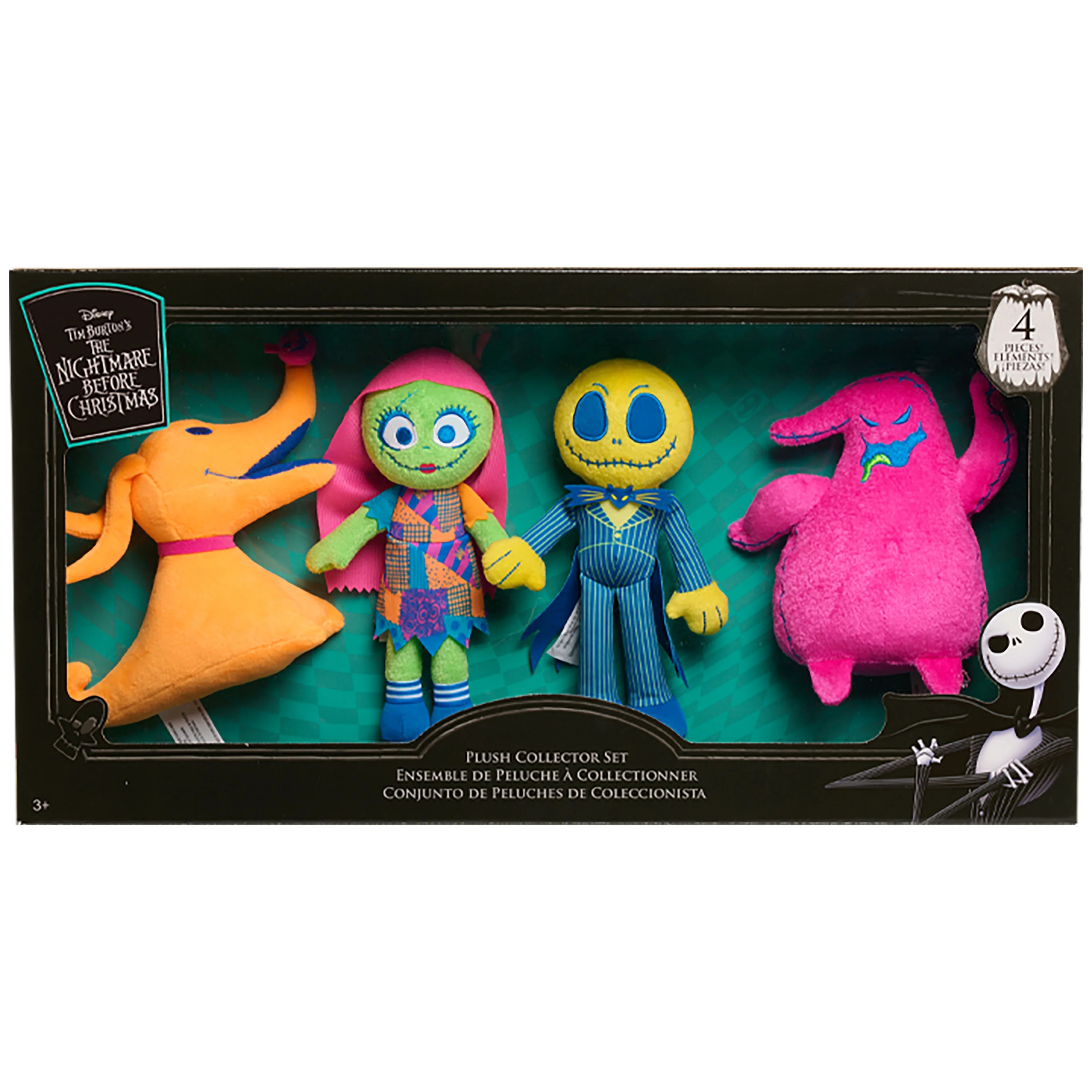Disney Tim Burton's The Nightmare Before Christmas Plush Collector Set, Multi-color 4 Character A... | Walmart (US)