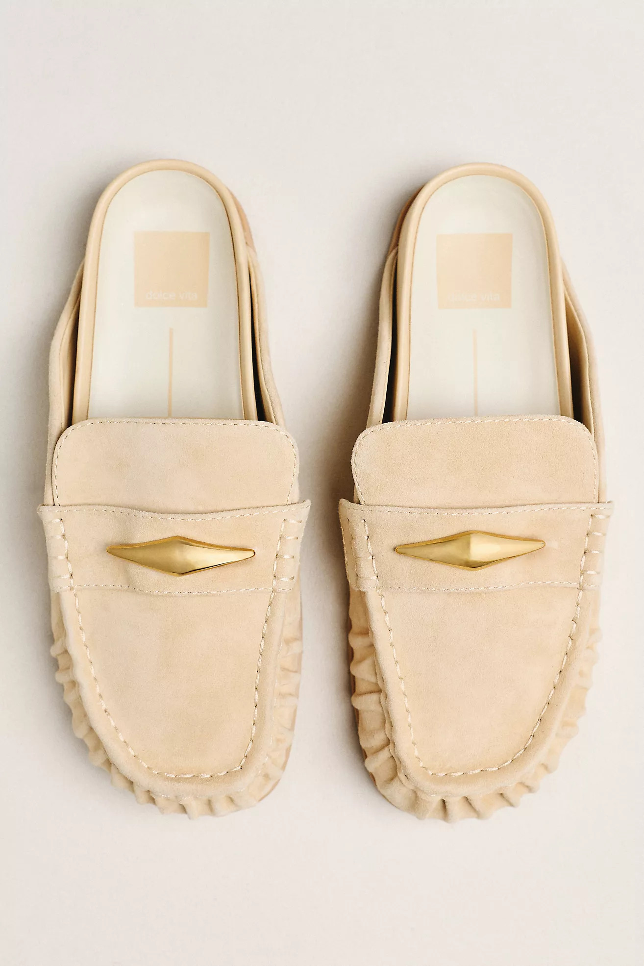 Dolce Vita Jodero Suede Slip-On Loafers | Anthropologie (US)
