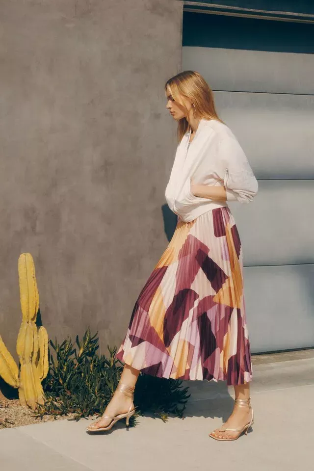 Laure Pleated Maxi Skirt curated on LTK