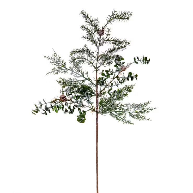 Vickerman Artificial Snow Cedar and Eucalyptus Collection | Target