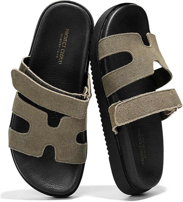 Project Cloud Genuine Leather Womens Sandals - Stylish & Comfy Sandals for Women Footwear with Me... | Amazon (US)