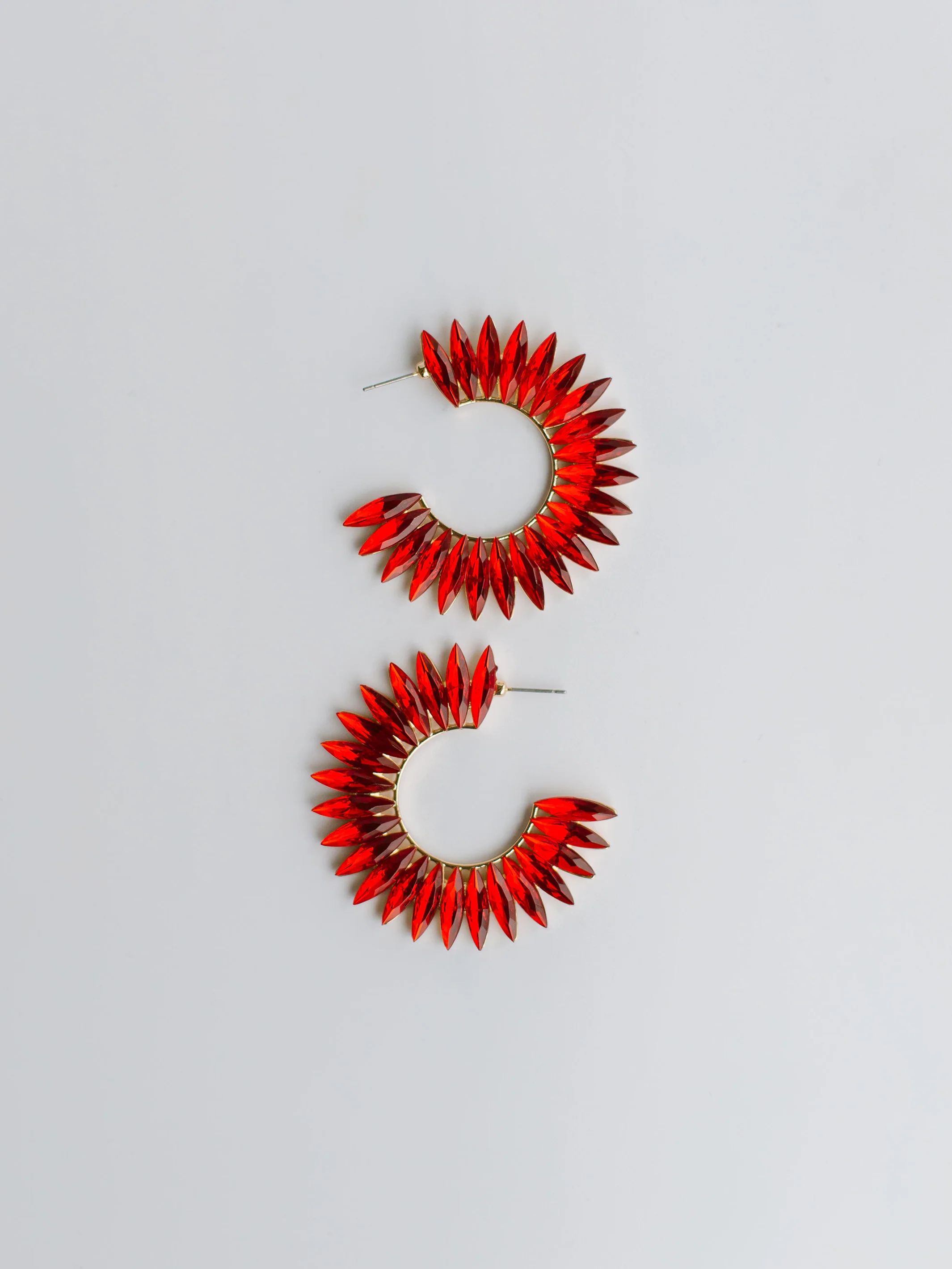 Eileen Red Earrings | Michelle McDowell