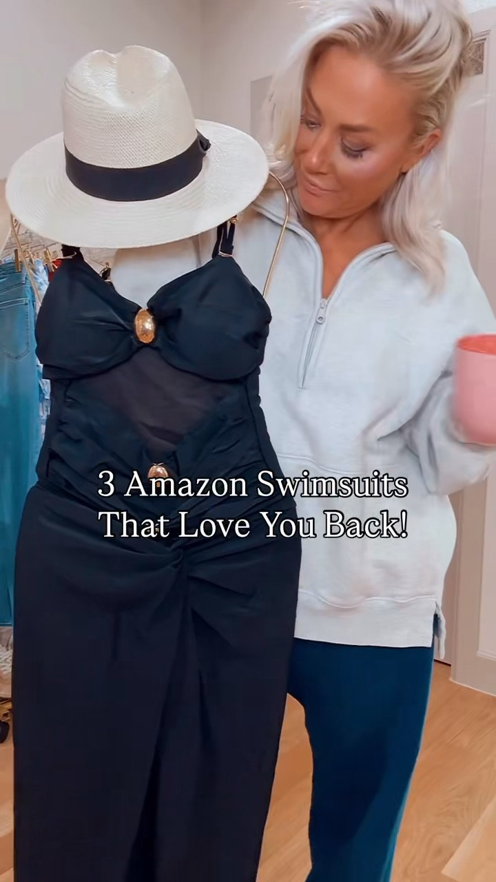 Three Amazon swimsuits I highly recommend for every body type!!! Wearing size medium in all

#LTKootd #LTKMidsize #LTKSwim