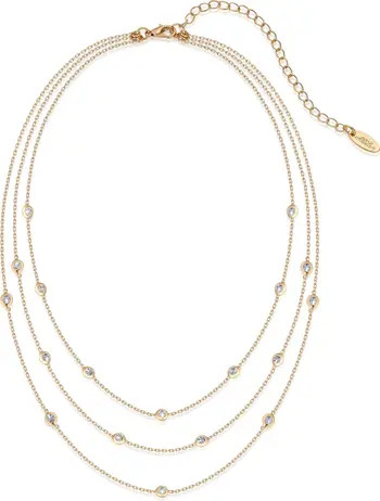 Ettika Crystal Station Layered Necklace | Nordstrom | Nordstrom