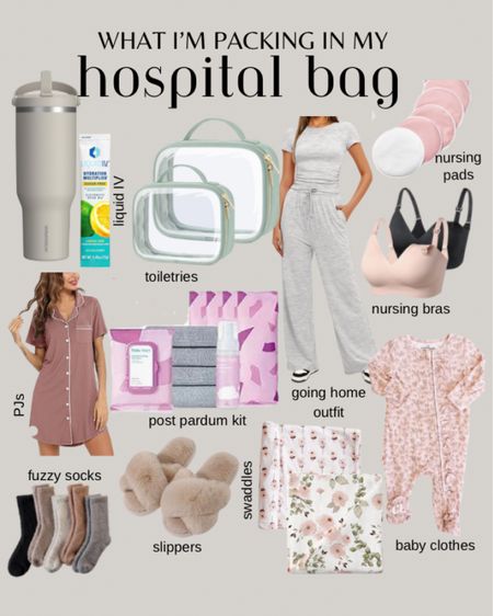 What I’m packing in my hospital bag. 

#LTKbaby #LTKbump #LTKfindsunder50