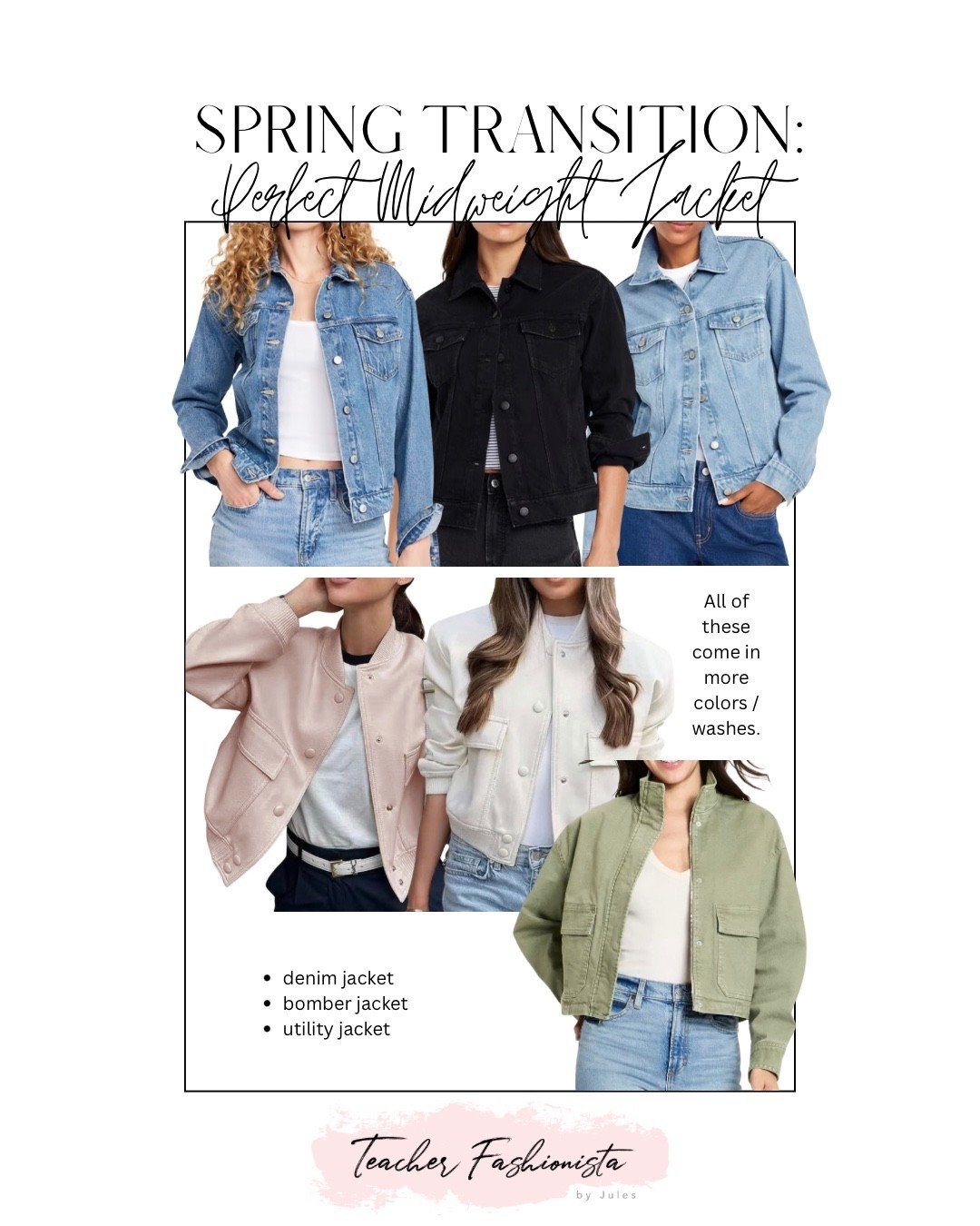 Midweight - lightweight jackets for spring! (More colors/washes available!)

#LTKSaleAlert #LTKWorkwear #LTKSeasonal