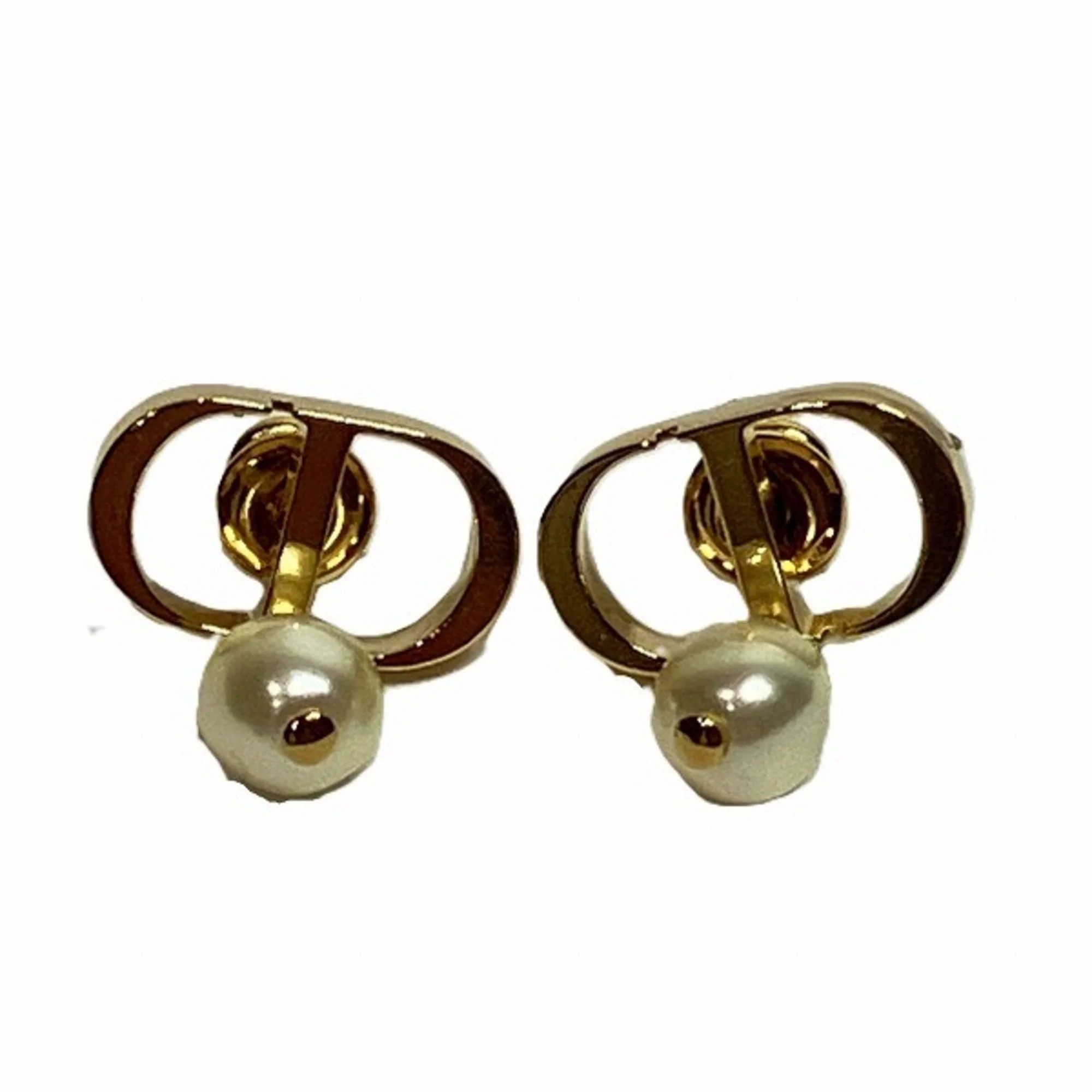Christian Dior Metal Stud Earrings (Pre-Owned) | Shop Simon