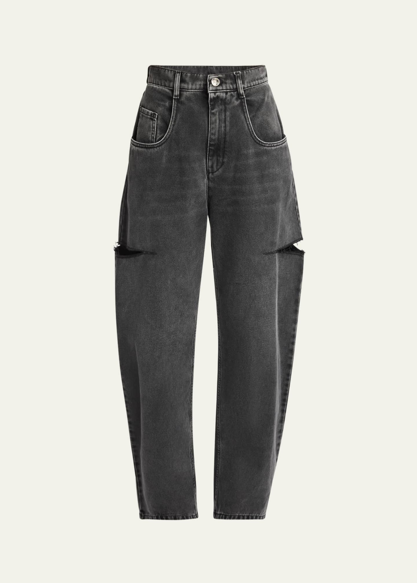 Maison Margiela Slit Denim Pants | Bergdorf Goodman