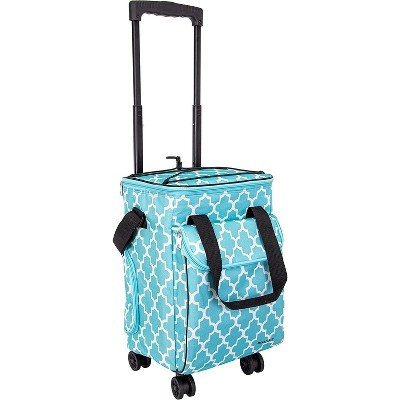 dbest Ultra Compact Cooler Smart Cart 360 Insulated Collapsible Rolling Tailgate BBQ Beach - Moroccan Tile | Target