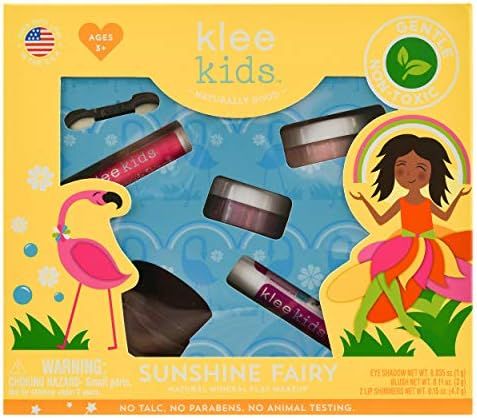 Luna Star Naturals Klee Kids Natural Mineral Makeup 4 Piece Kit (Sunshine Fairy) | Amazon (US)