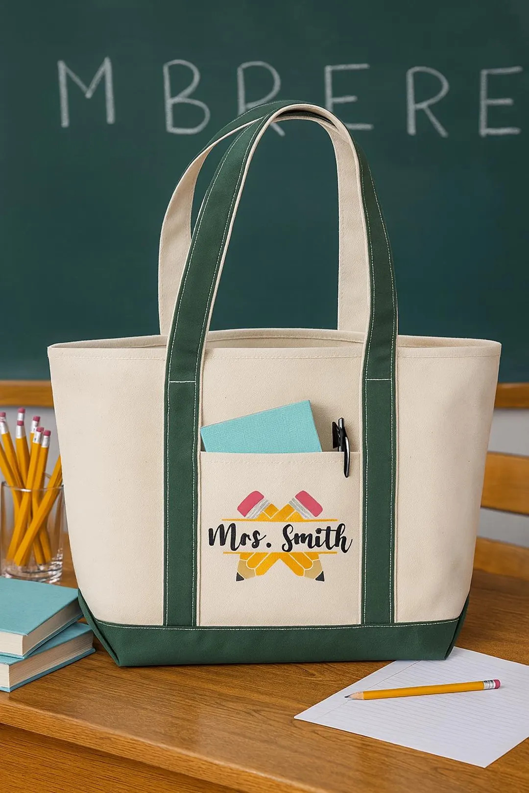Teacher Gift - Personalized Teacher Tote Bag - Etsy | Etsy (US)