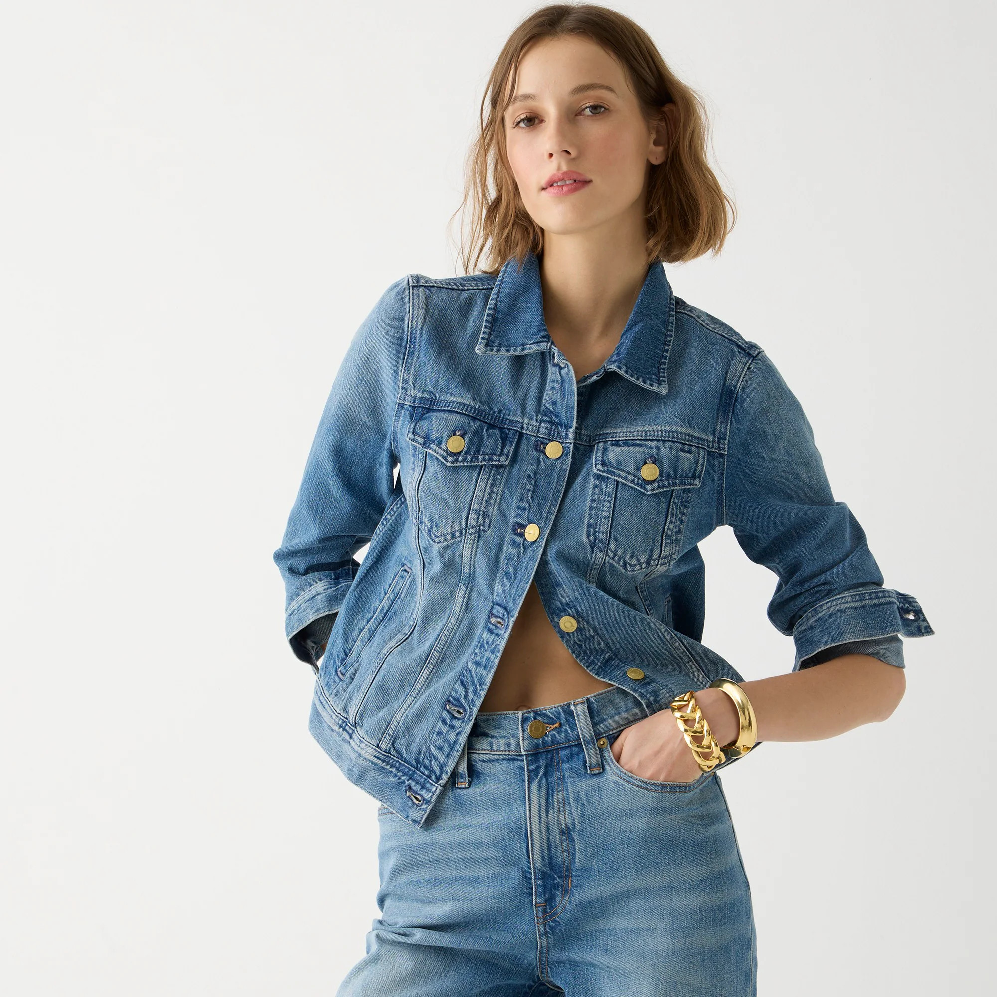 Classic denim jacket in Brilliant Day wash | J. Crew US